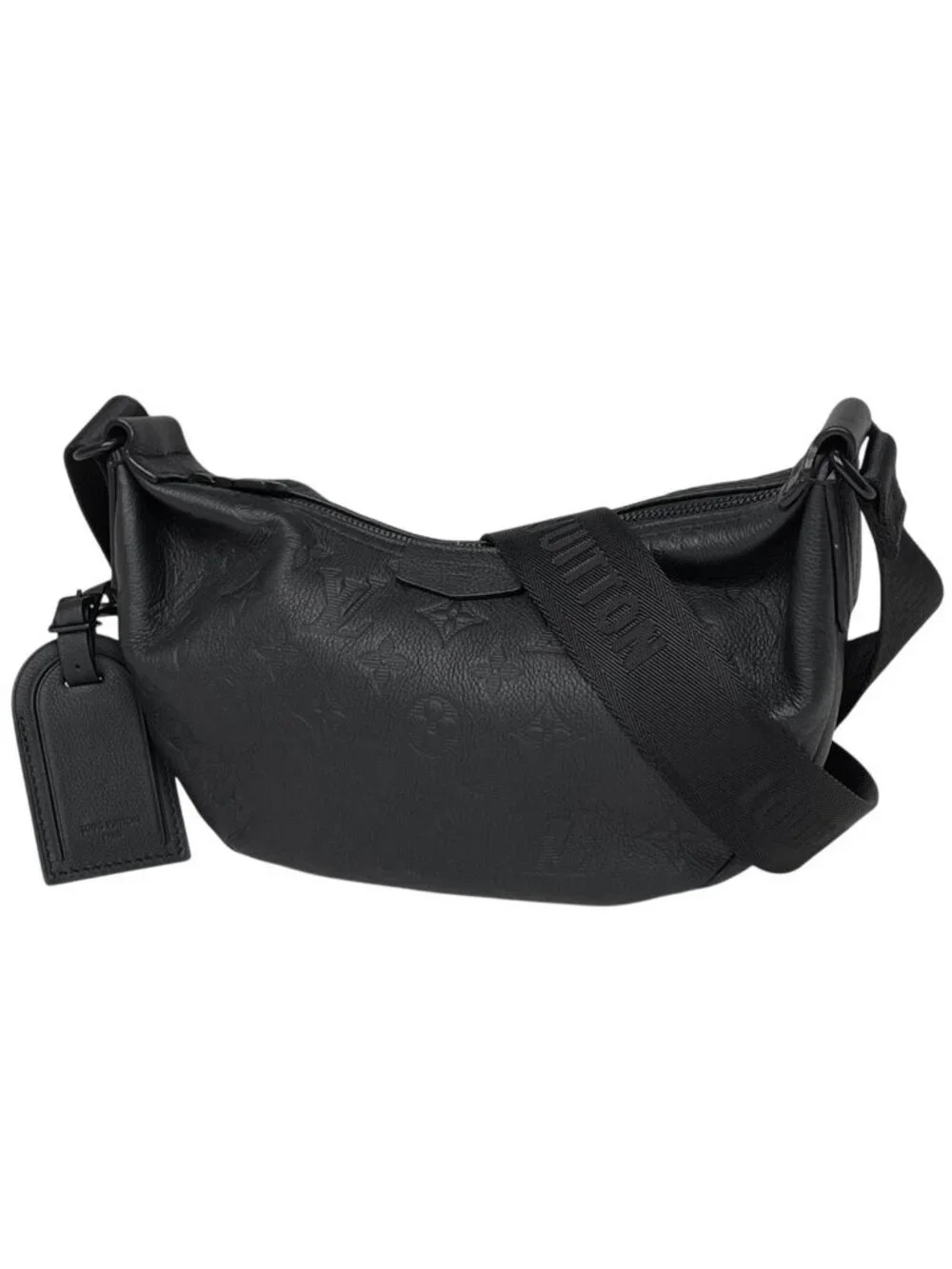 Louis Vuitton Hammock PM Shoulder Bag Monogram Shadow Leather Noir
